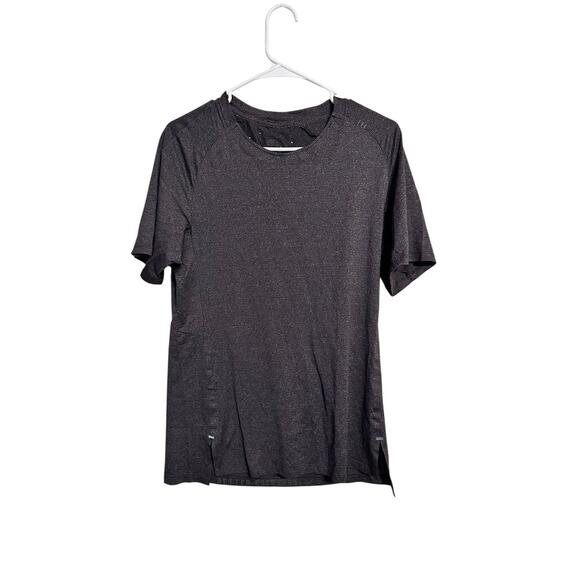 Lululemon Better Everyday Gray Vented Running Shirt Women's Size Medium - Picture 1 of 6
